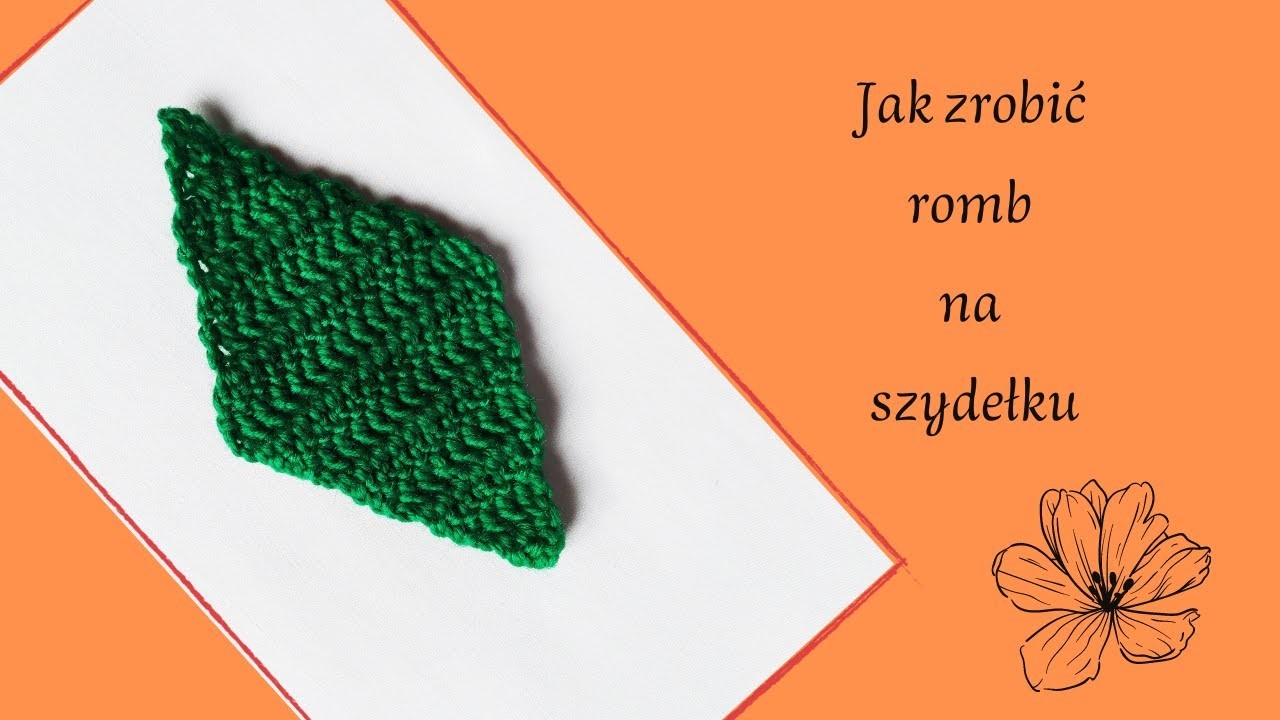 Jak zrobić romb na szydełku