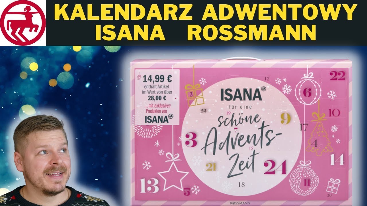 Tani Kalendarz Adwentowy Isana za 14.99€ Mega! Musisz to Zobaczyć! Drogeria Rossmann.