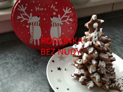 CHOINKA PIERNIKOWA Z PIERNIKOWYCH GWIAZDEK- jak ją zrobić - krok po kroku  - Gingerbreads