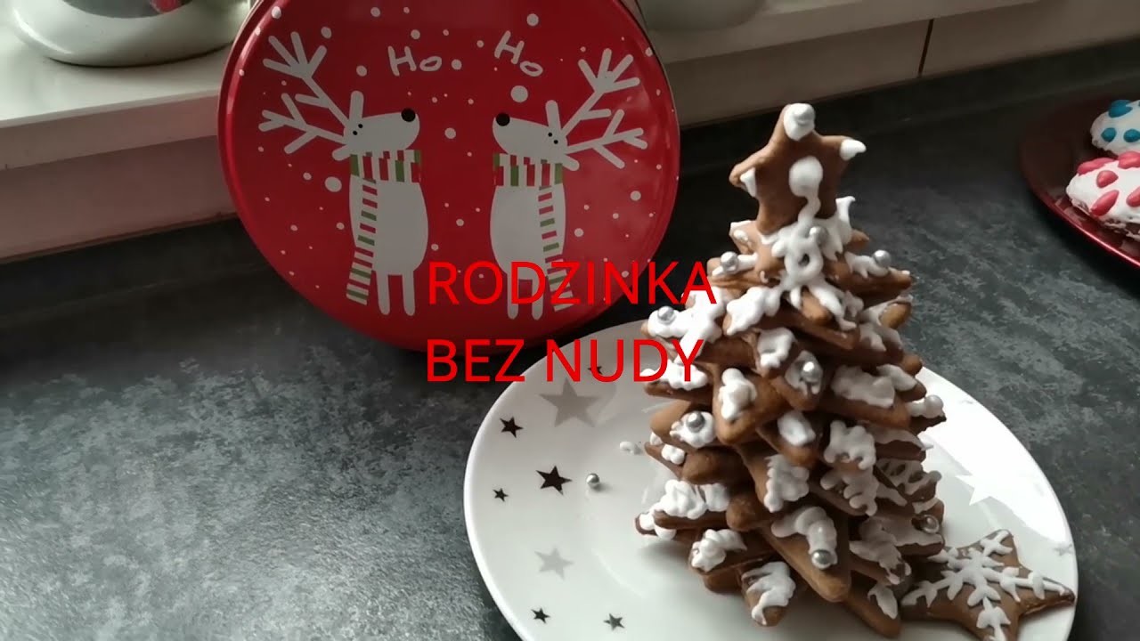 CHOINKA PIERNIKOWA Z PIERNIKOWYCH GWIAZDEK- jak ją zrobić - krok po kroku  - Gingerbreads