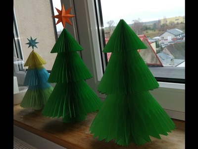 Christmas tree - choinka z papieru - nowy model 2021