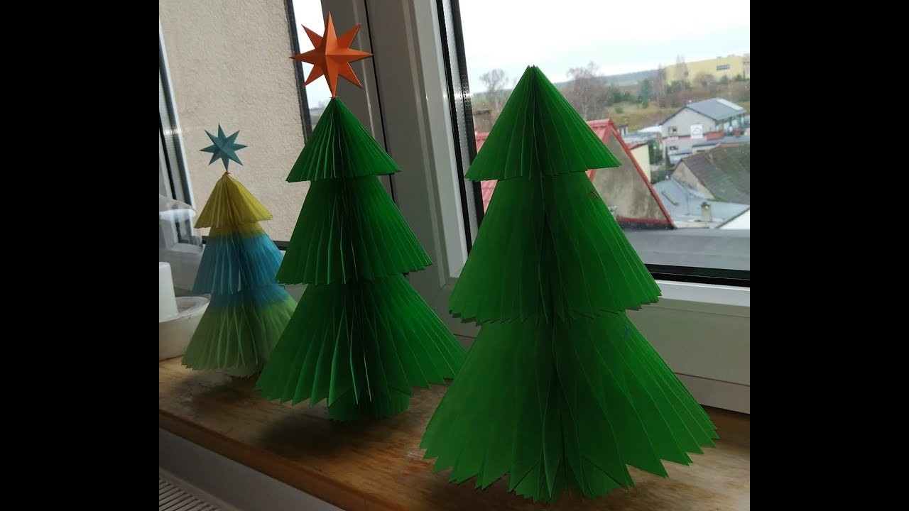 Christmas tree - choinka z papieru - nowy model 2021