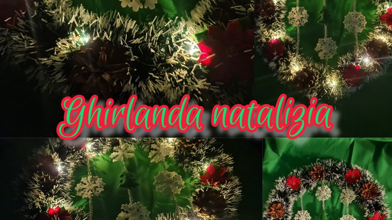 Ghirlanda natalizia | Ghirlanda di natale fai da te | Dekoracje świąteczne | Christmas Wreath! DIY