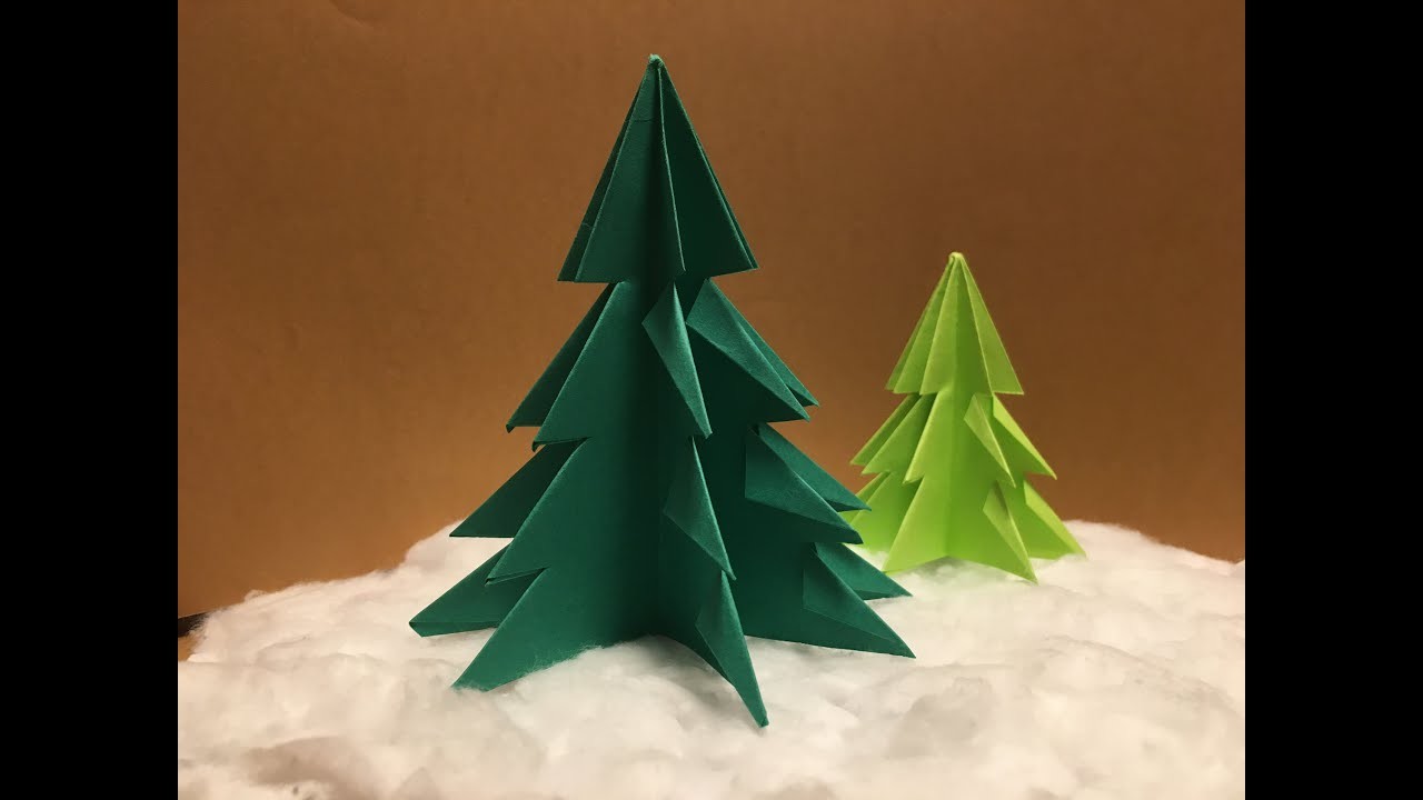 Origami paper Christmas tree |Jak zrobić choinkę z papieru?