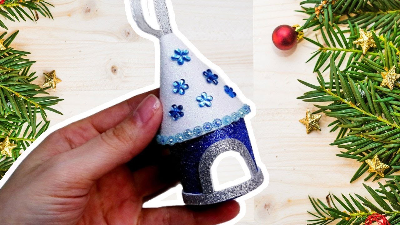 Christmas house craft ????TREE DIY CHRISTMAS Decorations & Ideas to try in 2021 #shorts
