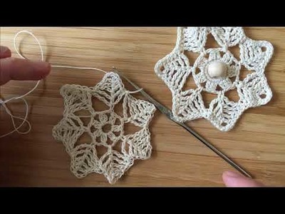 GWIAZDKA NA SZYDEŁKU. CROCHET SNOWFLAKE