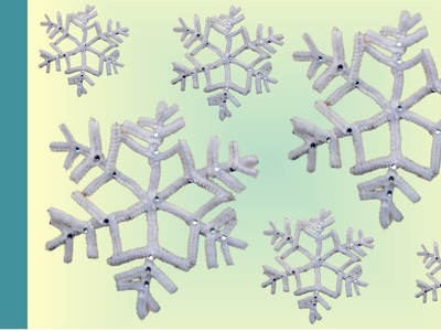 Płatek śniegu z drucika kreatywnego (DIY Creative wire snowflake)