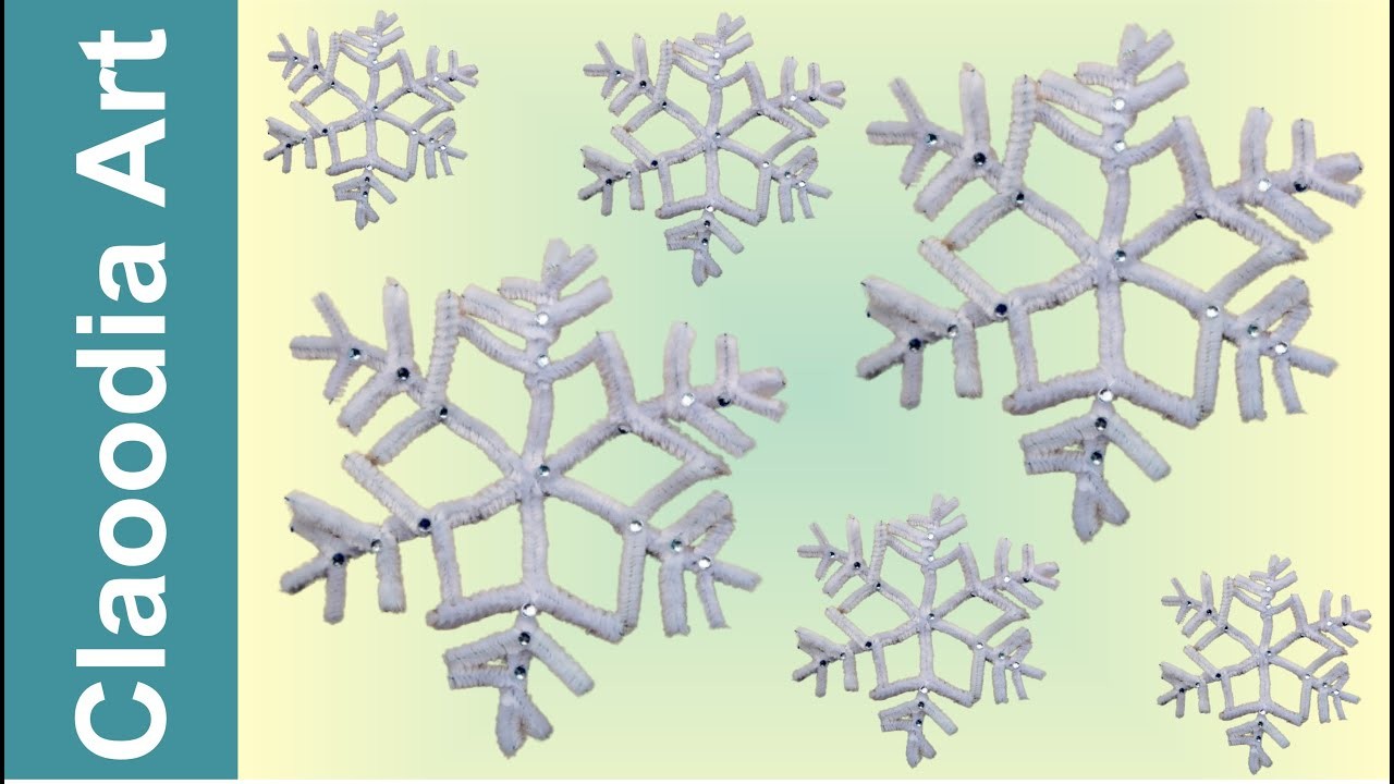 Płatek śniegu z drucika kreatywnego (DIY Creative wire snowflake)