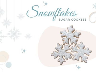 Snowflakes Sugar Cookies