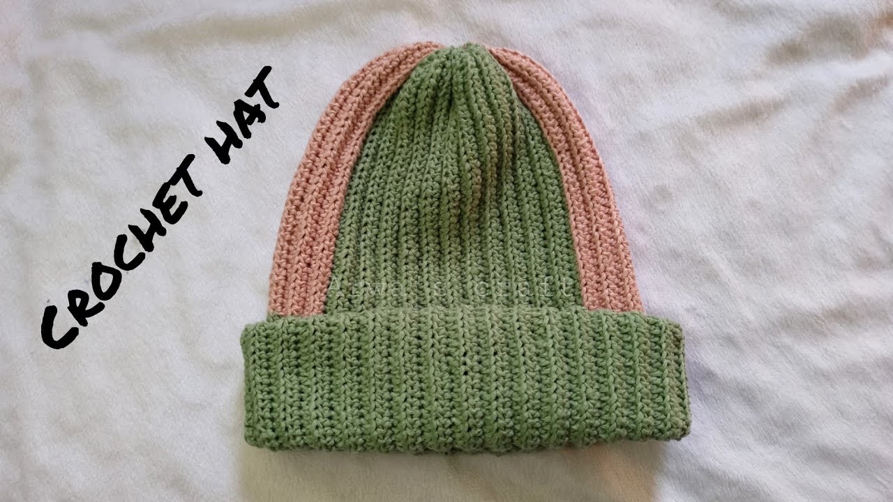 কুশিকাটার টুপি.Crochet hat.Crochet hat for beginner.Crochet beanie