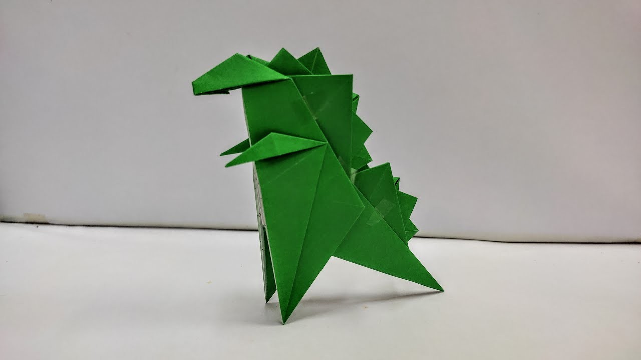 Origami Godzilla Easy