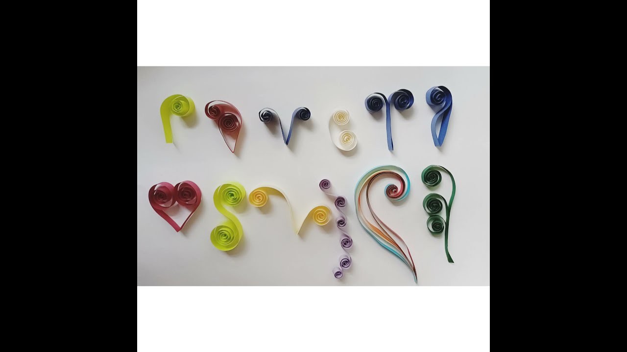 Paper Quilling Scrolls #quilling #scroll #paperart