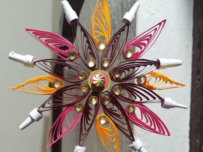 Quilling flower Wall Hanging#Paper wall Hanging# car Hanging