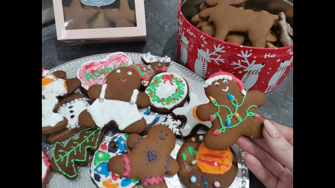 ŚWIĄTECZNE PIERNICZKI NAJLEPSZE SPRAWDZONE CIASTO -  KOLOROWY LUKIER - Gingerbreads