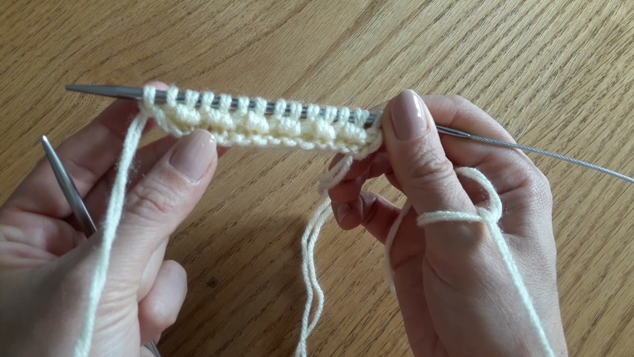 Nar tanesi örgü modeli #knitting #crochet #my hand knits #tricot #tejido de punto