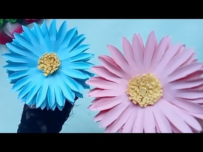 ফুল বানানো||Easy Paper Flower.Ful banano.paper craft.DIY home decor ideas