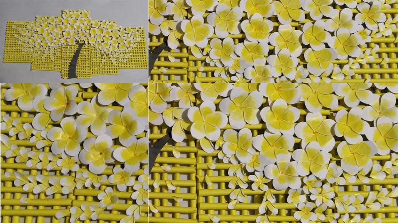 Wall Hanging Paper Flower For Room Decor | Paper Wallmate New |কাঠগোলাপের ওয়ালমেট