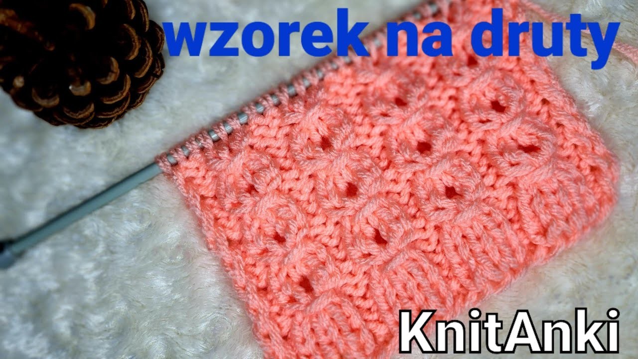 Ziarna kawy- wzorek #wzoreknadruty #druty #nadrutach  #wzorki #knitanki #knitting #knittingpattern