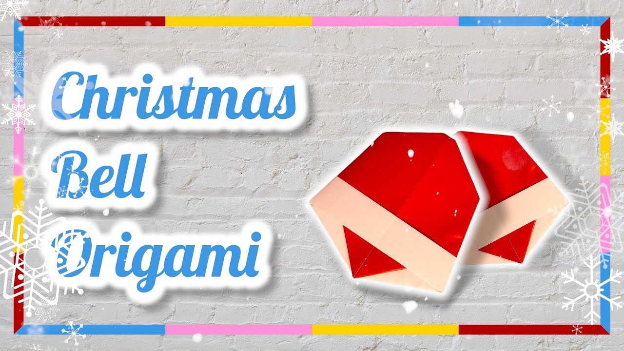 Easy and Simple Christmas Bells Origami - BOT Origami