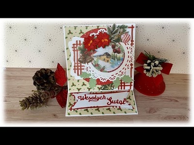 Kartka świąteczna. Christmas card #Christmas #card #Kartkaświąteczna #DIY
