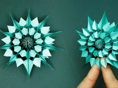 EASY DIY: Paper Snowflake DIY 3D - EASY Paper 3D Snowflake