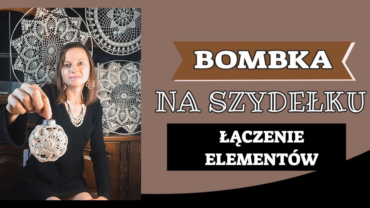 GWIAZDKOWE DEKORACJA. BOMBKA NA SZYDEŁKU. ŁĄCZENIE ELEMENTÓW