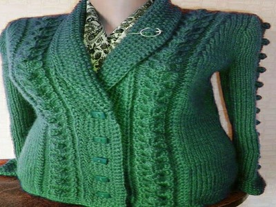 Örgü Hırka Modeli - Knitting Cardigan Tutorial