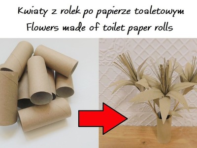 Kwiaty z Rolek po Papierze Toaletowym. Tak Proste, że Zrobisz od razu Cały Bukiet!