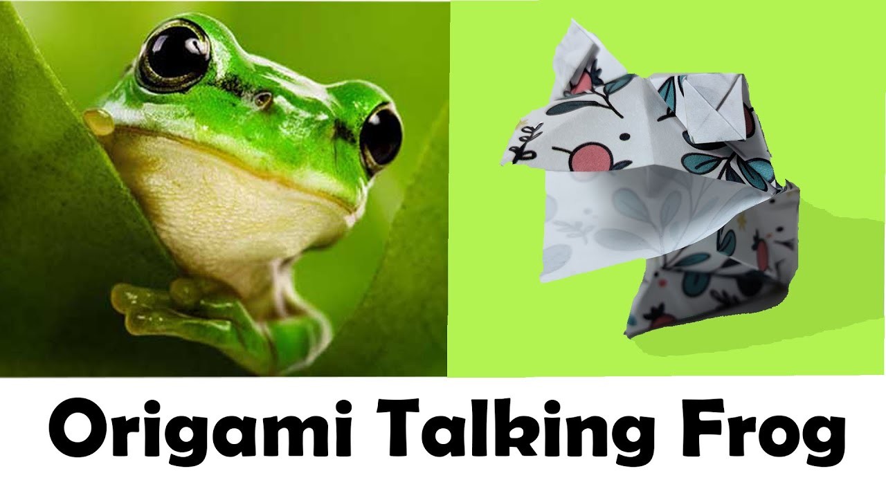 Origami Talking Frog