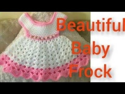Crochet Classic Baby Frocks Idea , Crochet Baby Cap
