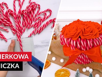 Cukierkowa doniczka, która słodko ozdobi dom na święta!  |  DIY