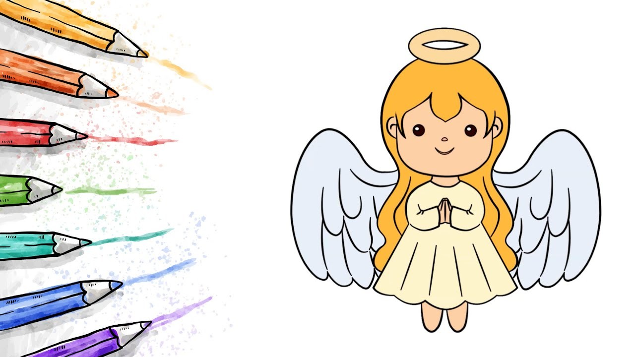 Jak narysować aniołka krok po kroku. Rysowanie aniołka