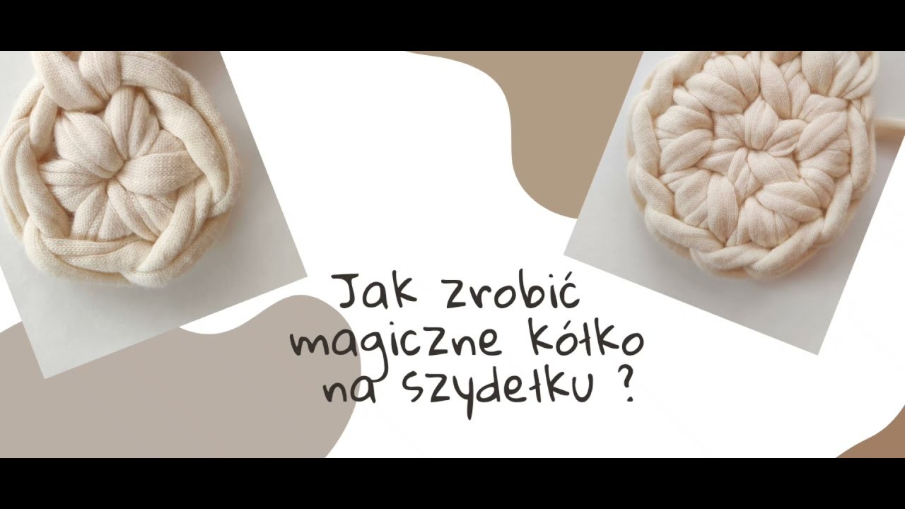 Jak zrobić magiczne kółko na szydełku.    Mój sposób na ładne kółko.