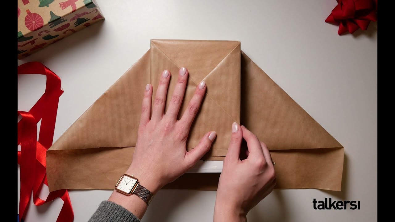 Jak prosto i efektownie zapakować prezent krok po kroku ❄️???? DIY