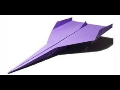 Jak wykonać prosty samolot z papieru origami.How to make a simple origami paper plane.