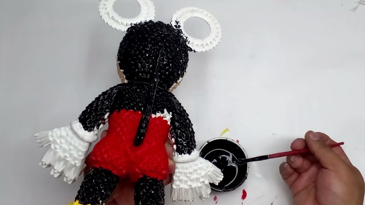 Origami 3D Mickey Mouse - Parte 2.2