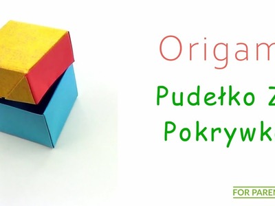Origami Pudełko z pokrywką proste origami modułowe ???? Trudność: ❤️❤️????????????