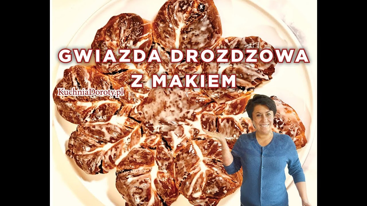 Gwiazda Drożdżowa z Makiem - Makowiec inaczej