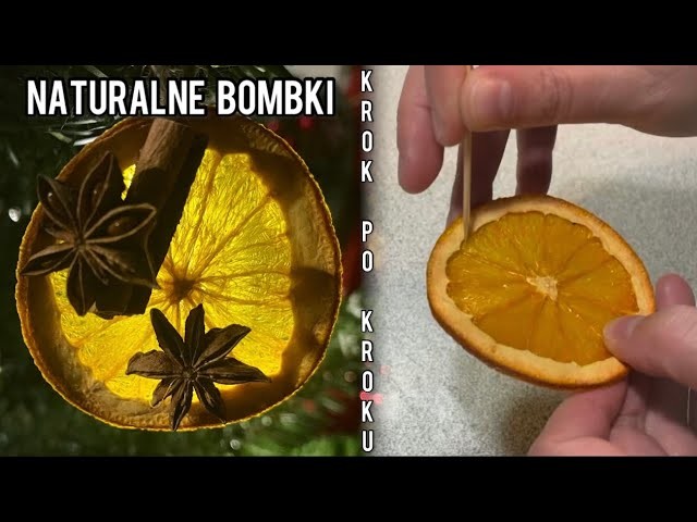 Naturalne bombki na choinkę  #prostoismacznie