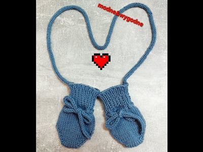 0712 ❄️⛄  Zimowe projekty ❄️⛄ Rękawiczki  dziergane dla niemowląt na drutach Crasy trio**Tutorial ????