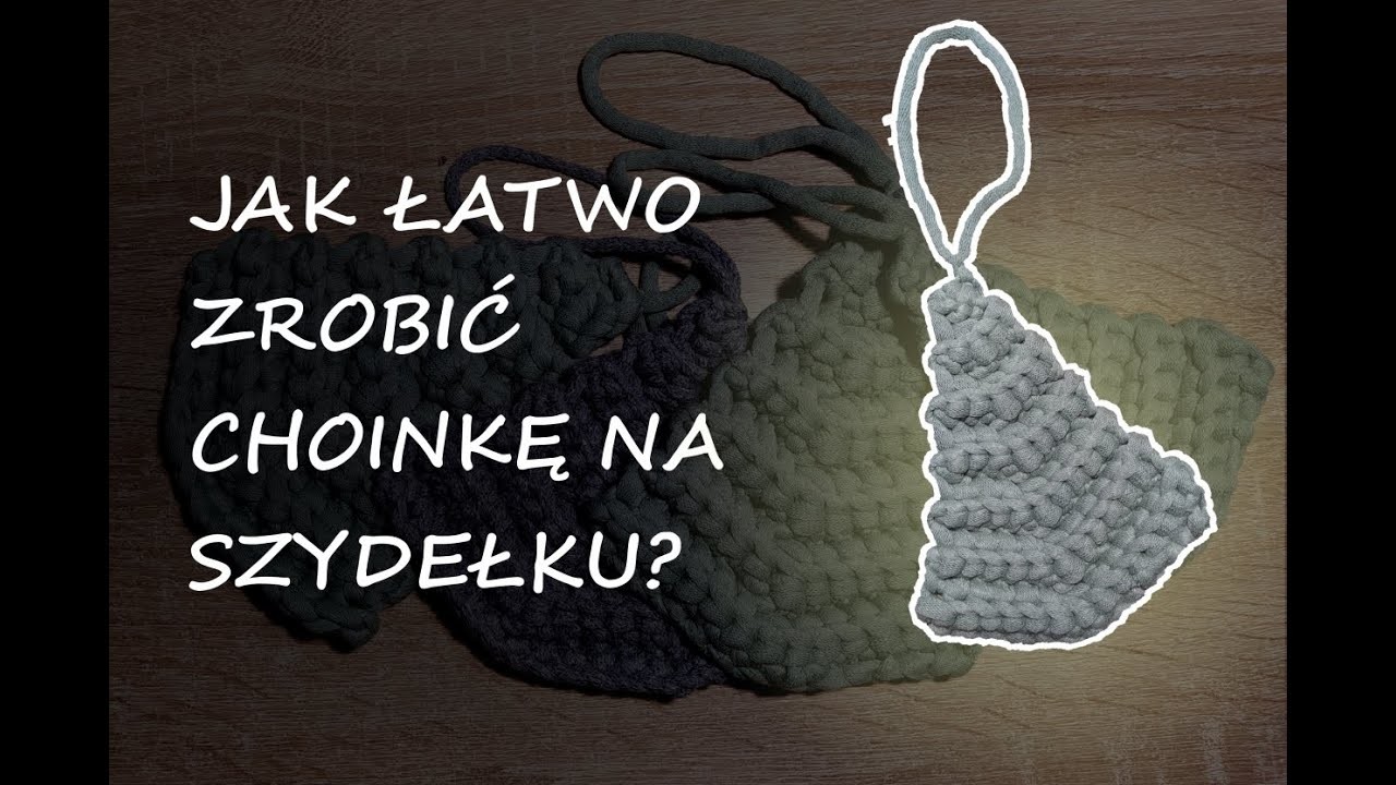 CHOINKA NA SZYDEŁKU WZÓR #TREECROCHET TUTORIAL