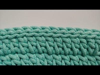 Jak usztywnić i wzmocnić brzeg okrągłego dywanu ze sznurka bawełnianego