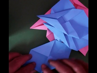 Mandala flower origami