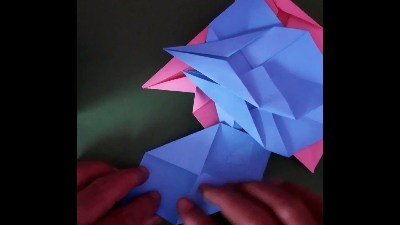 Mandala flower origami