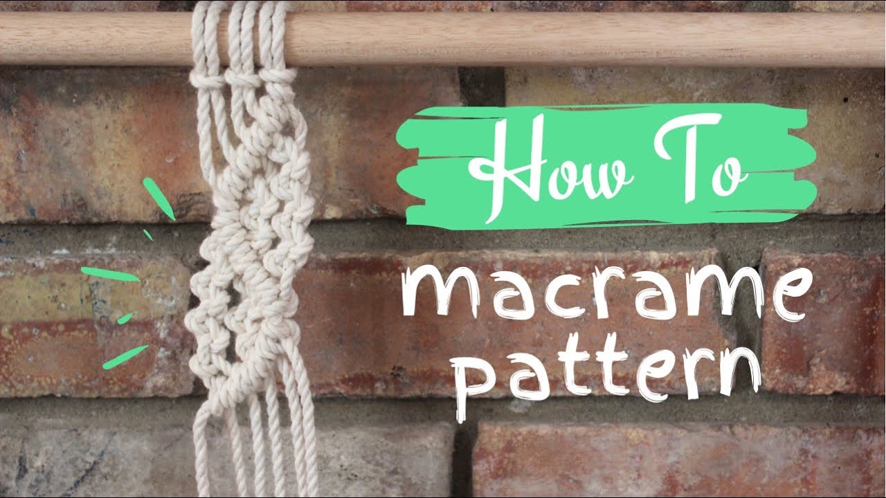 DIY Macrame Tutorial: "Lacy Waves" Pattern