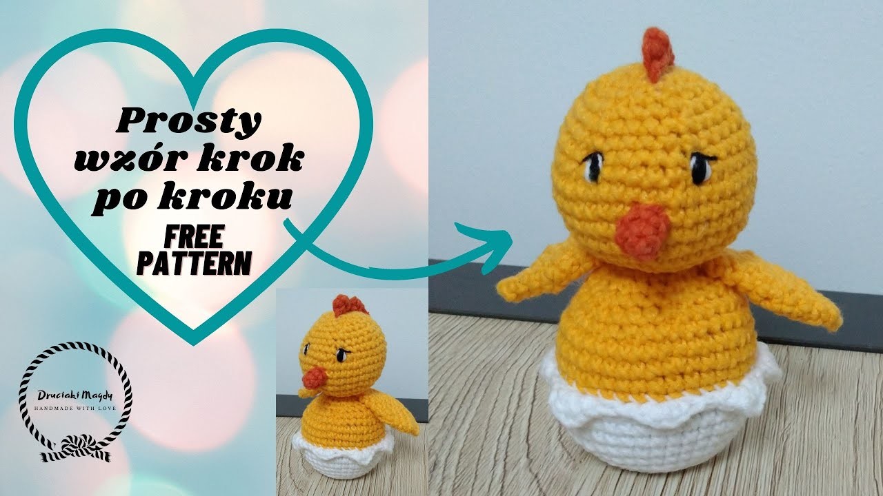 Kurczak na szydełku - jak zrobić. crochet chicken
