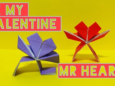 Origami Mr Heart | Origami Easy 摺紙 紙人 火柴人 | Be My Valentine