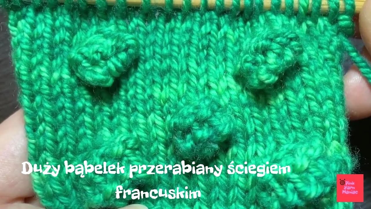 Bąbelek dziergany ściegiem francuskim || Garter Stitch Bubble