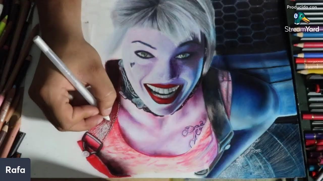 Dibujando a Harley Quinn (parte6)