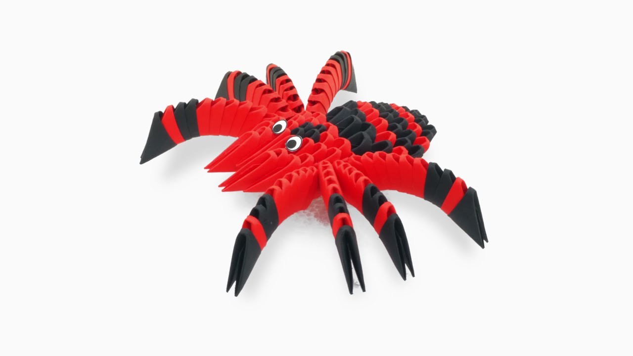 ORIGAMI 3D - 360° - PAJĄK (SPIDER)